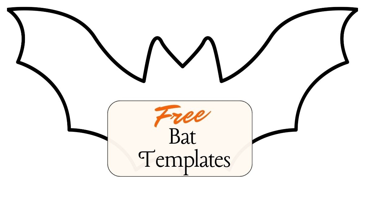Free Printable Bat Templates For Halloween Crafts Happy Toddler 