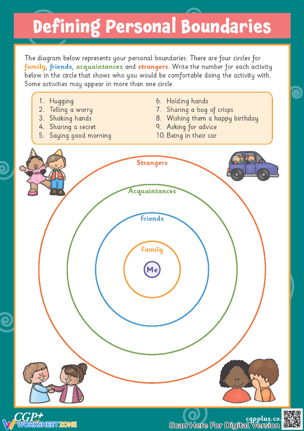 Printable Worksheets On Boundaries