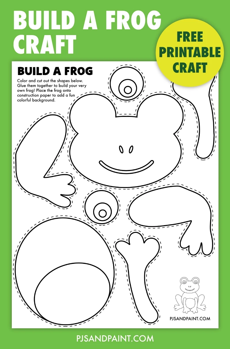 Printable Frog Template