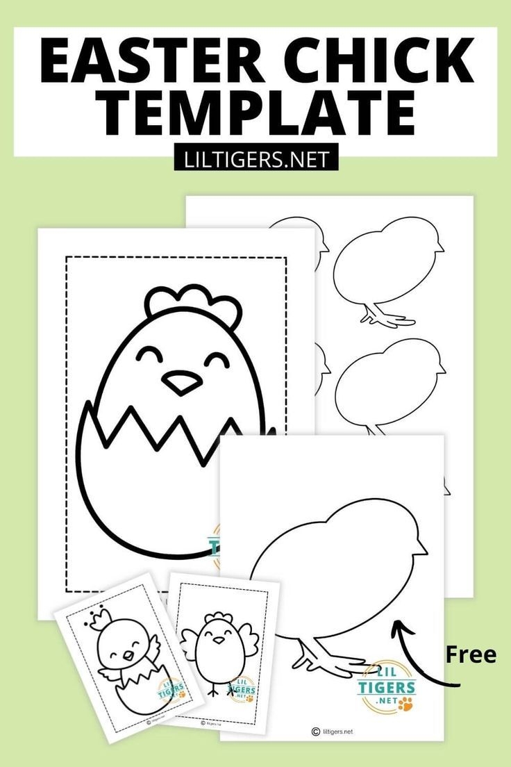 Free Printable Easter Chick Templates
