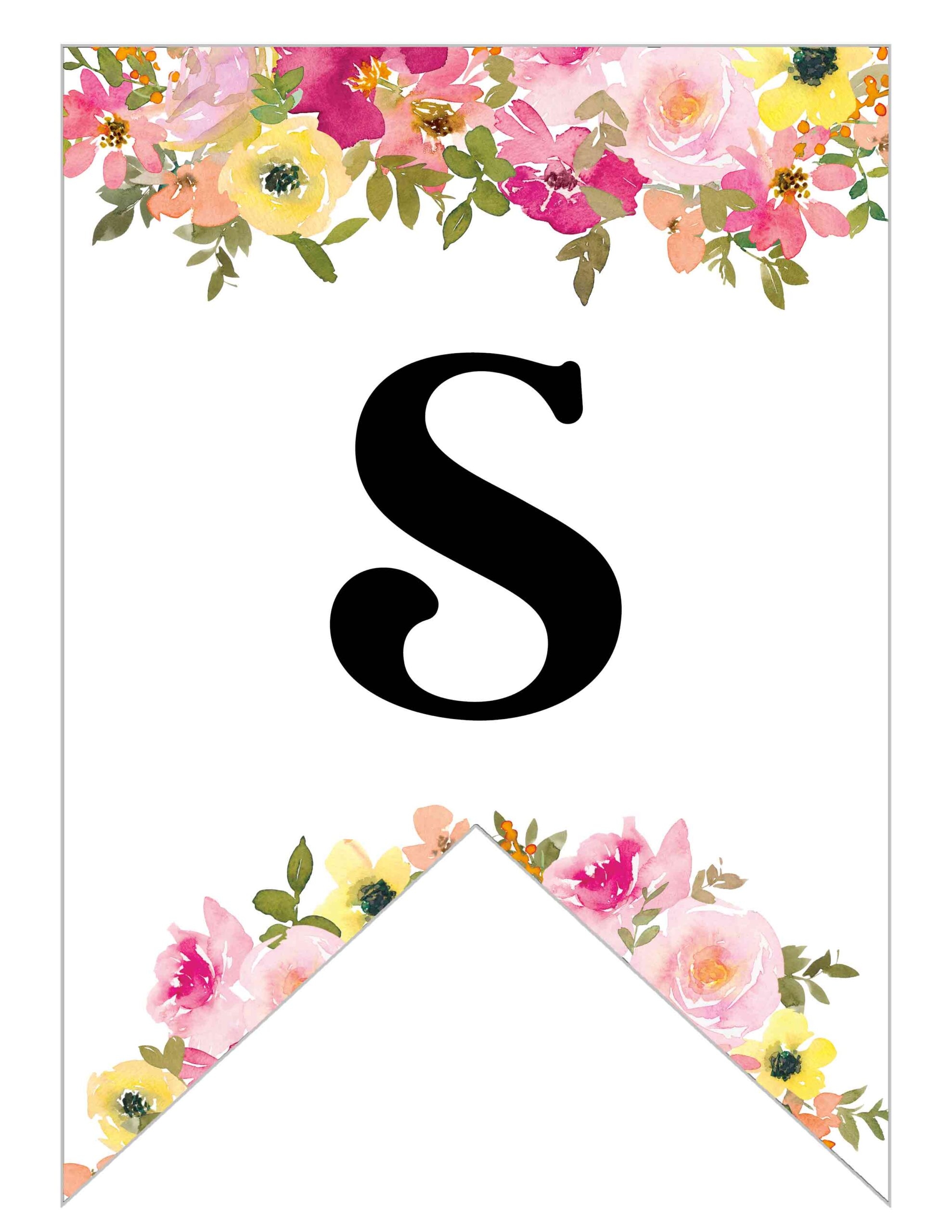 Large Printable Letters For Banners Design