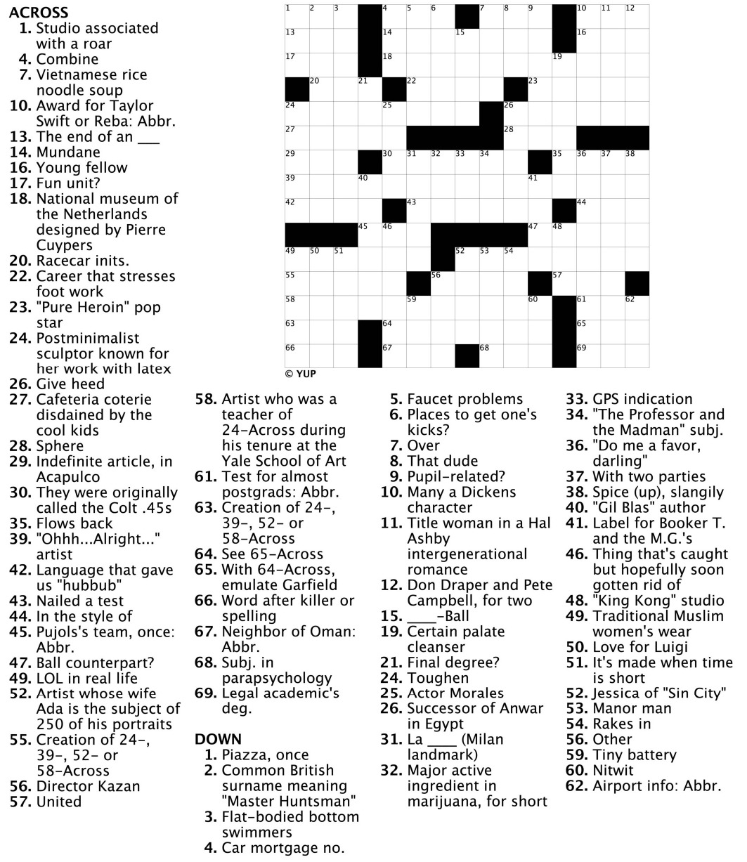 Free Printable Frank Longo Sunday Crossword Puzzles Printable 