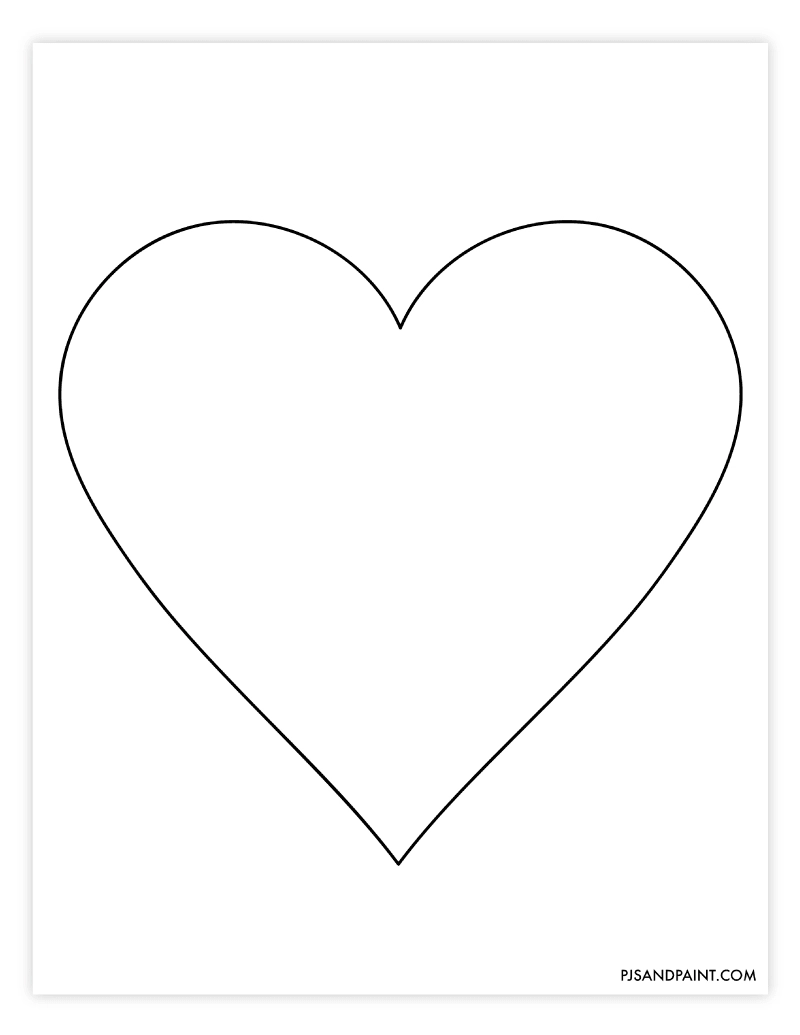 Hearts Template Printable