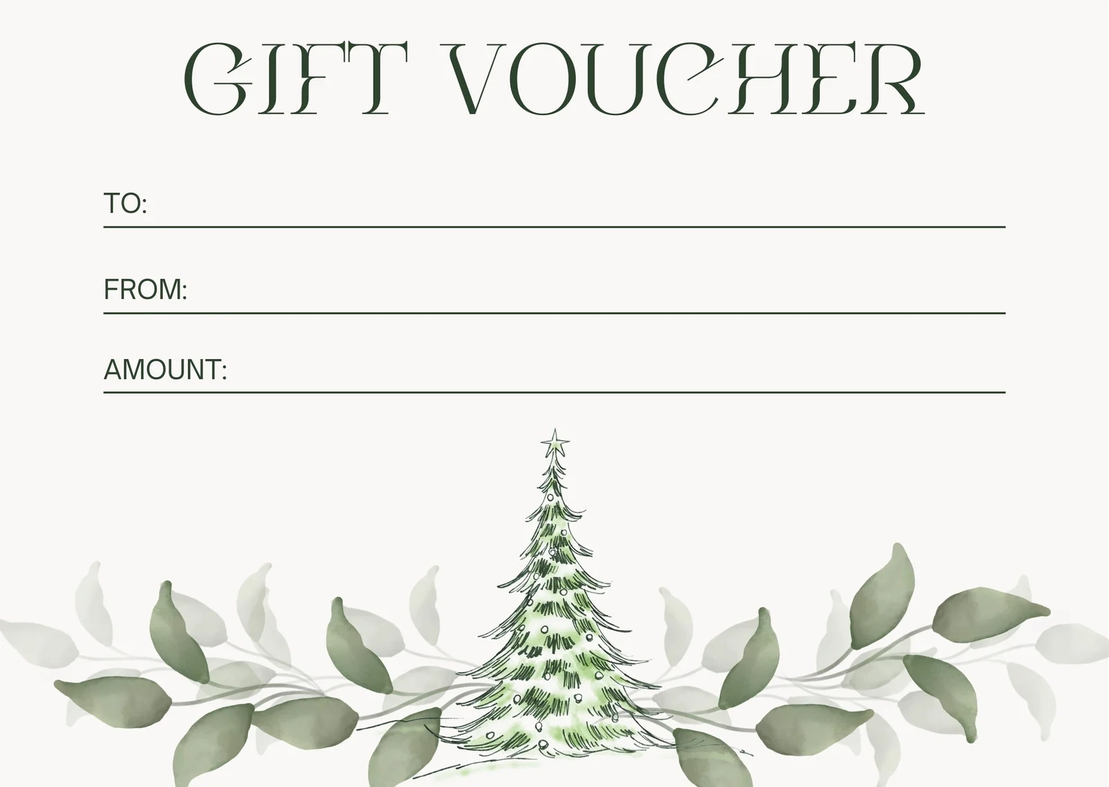 Free Printable Holiday Gift Certificate Templates Canva