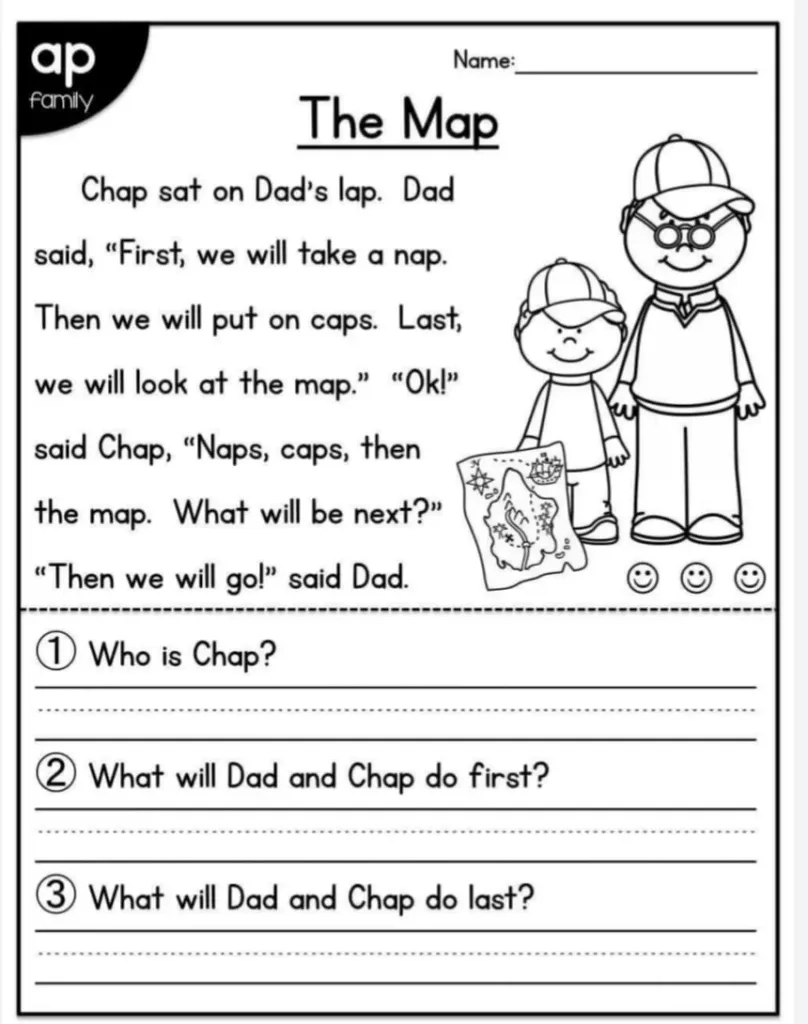 Free Printable Reading Worksheets For Kids