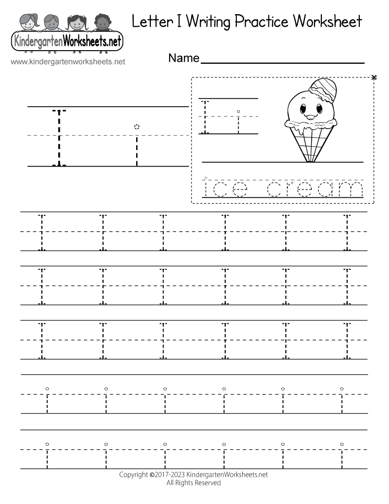 Free Printable Kindergarten Writing Worksheets