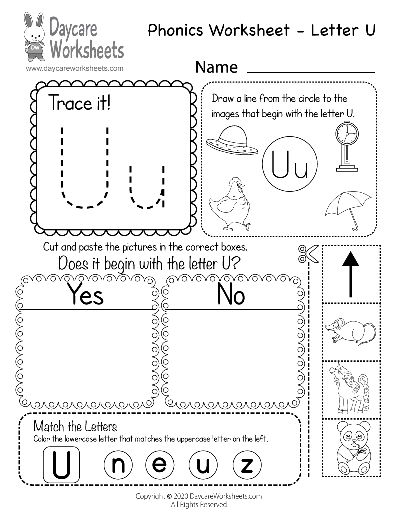 Phonics Worksheets Printable Hd