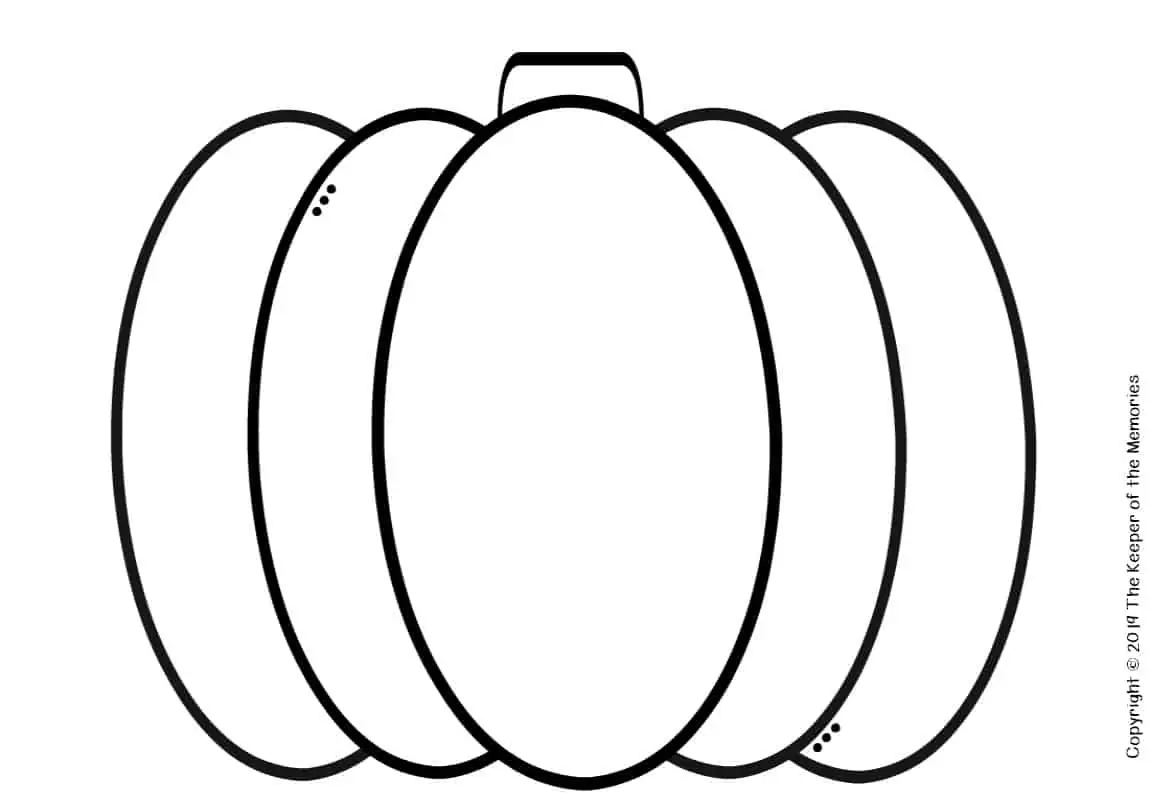 Printable Cut Out Pumpkin Template