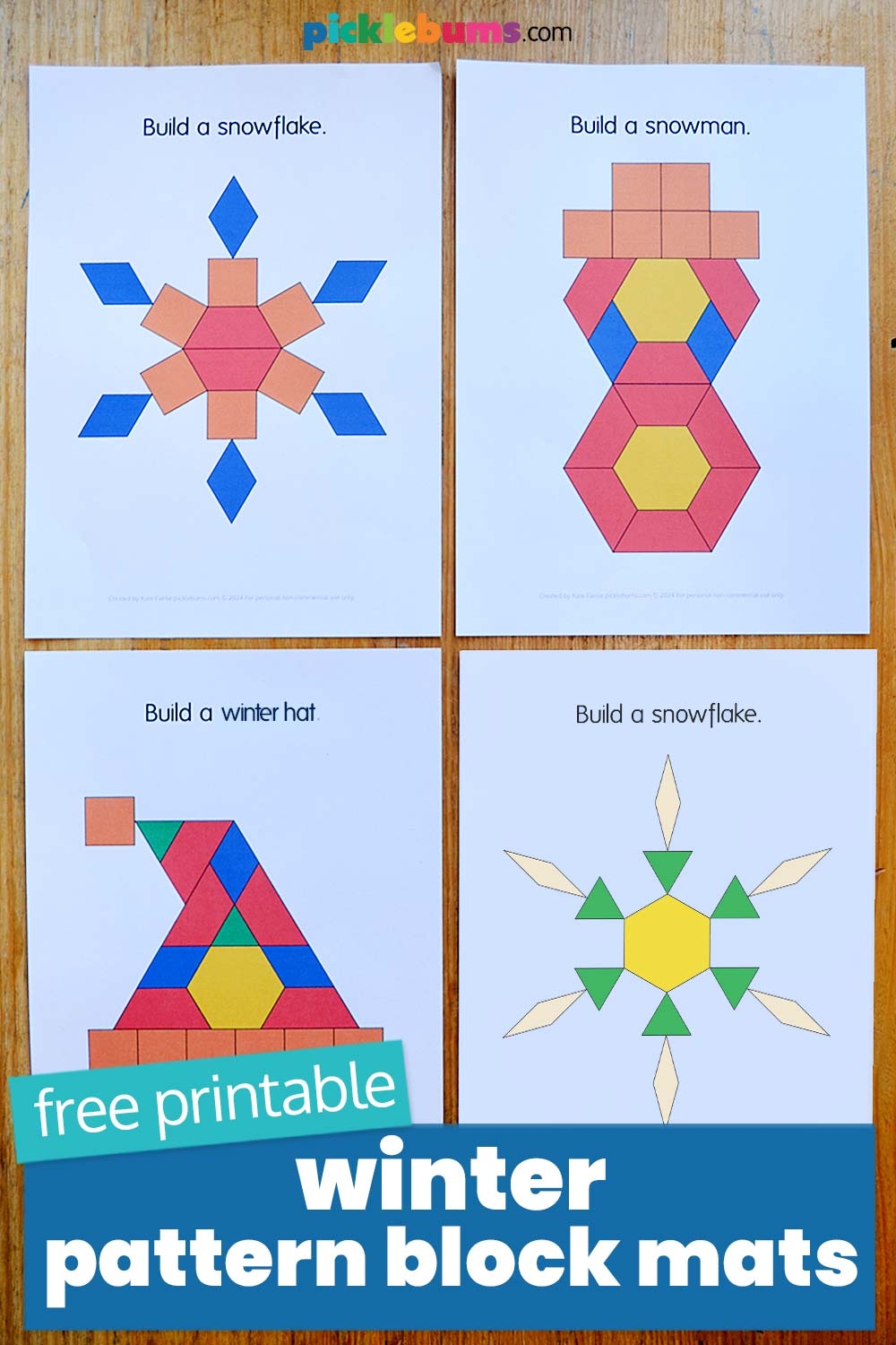 Pattern Block Free Printables