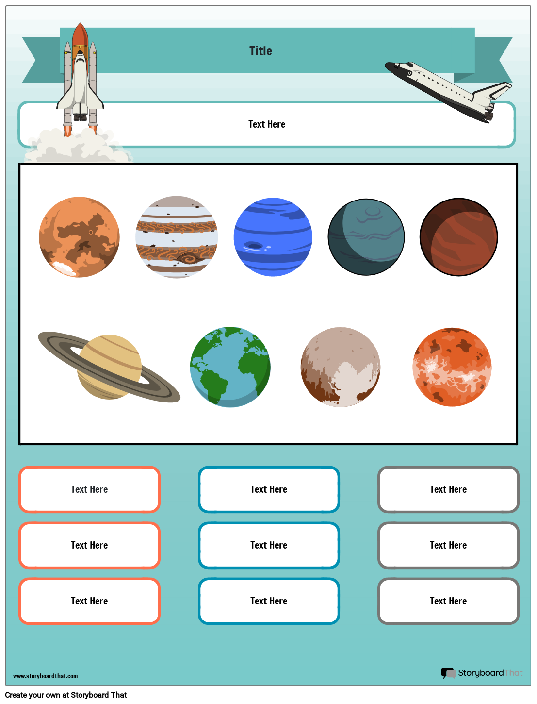 Free Solar System Worksheets By Storyboard That