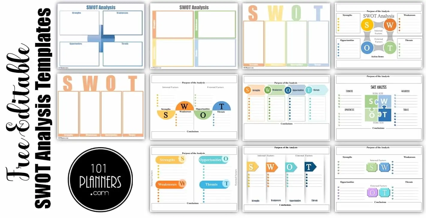 Printable Swot Analysis Template