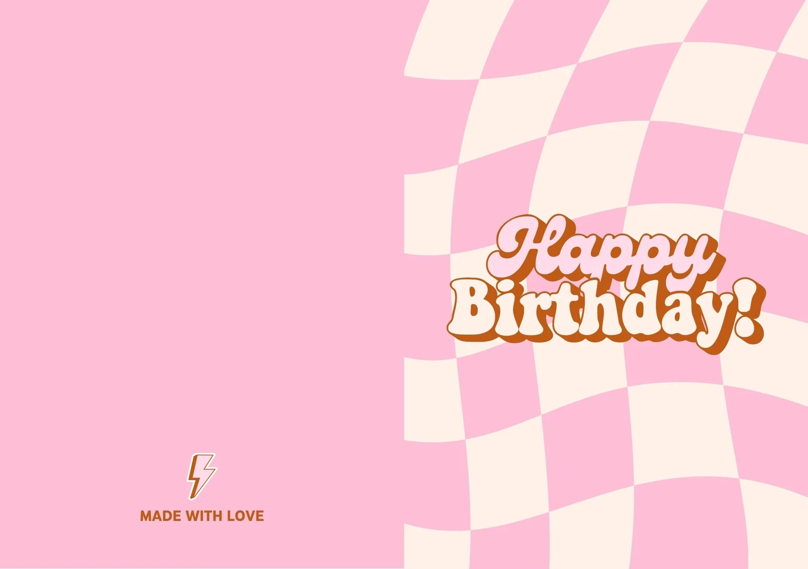 Free To Personalize Folded Birthday Card Templates Canva
