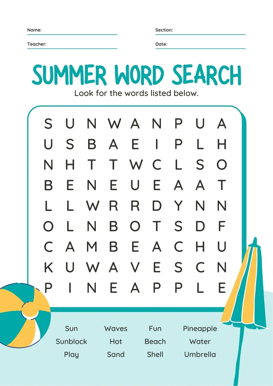 Online Search Puzzles Printable