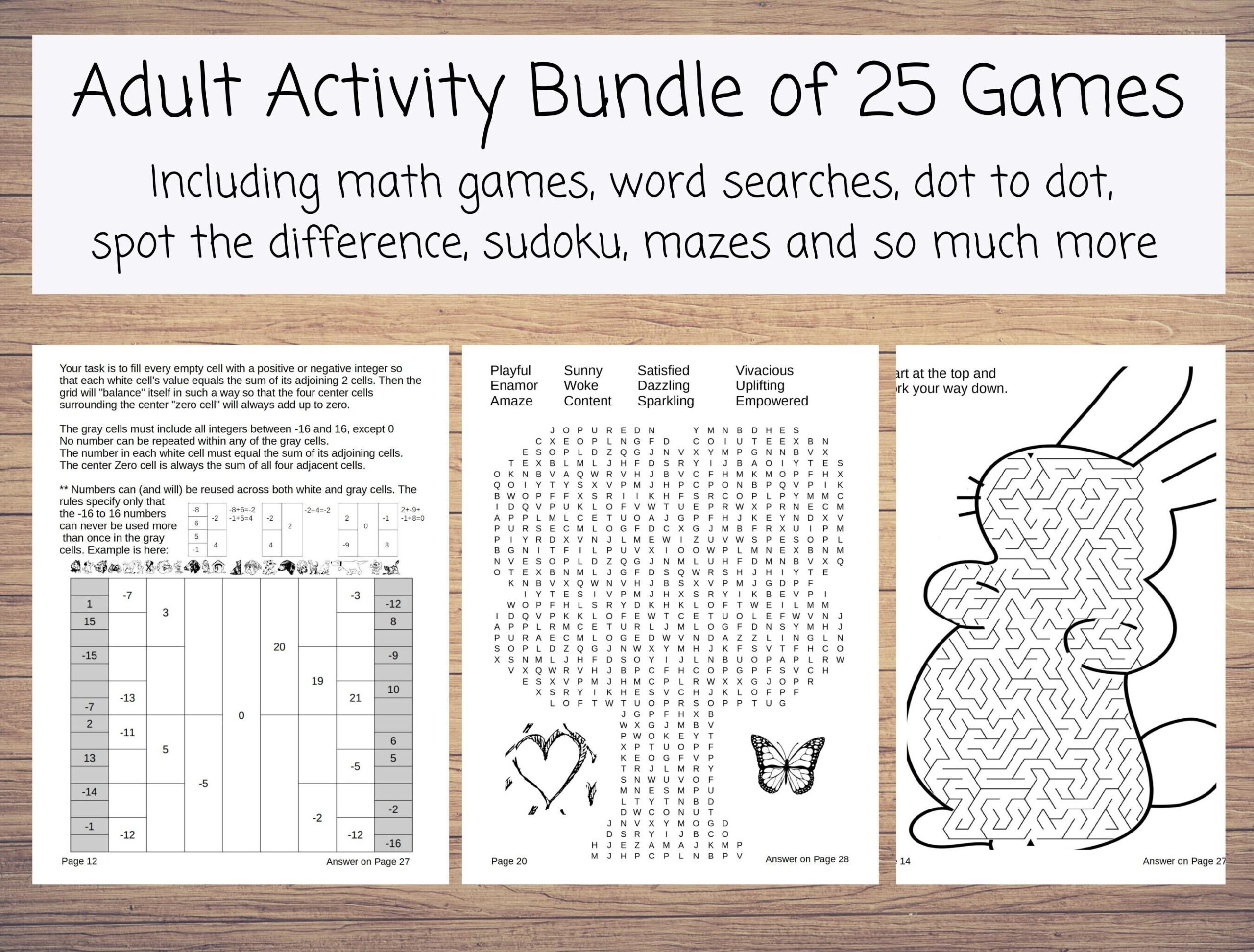 Fun amp Games Games amp Puzzles Puzzles Adult Puzzles 25 