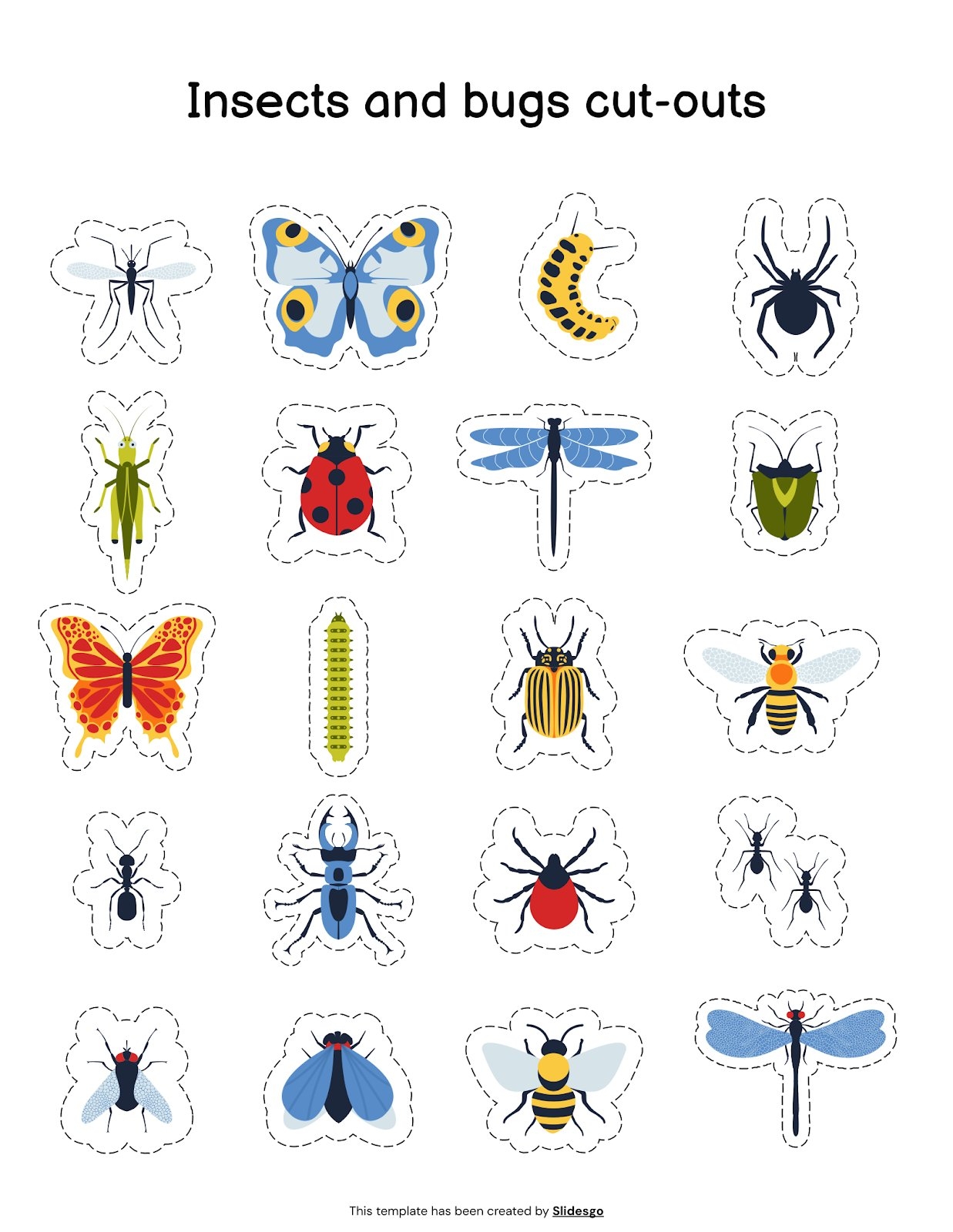 Insect Templates Printable