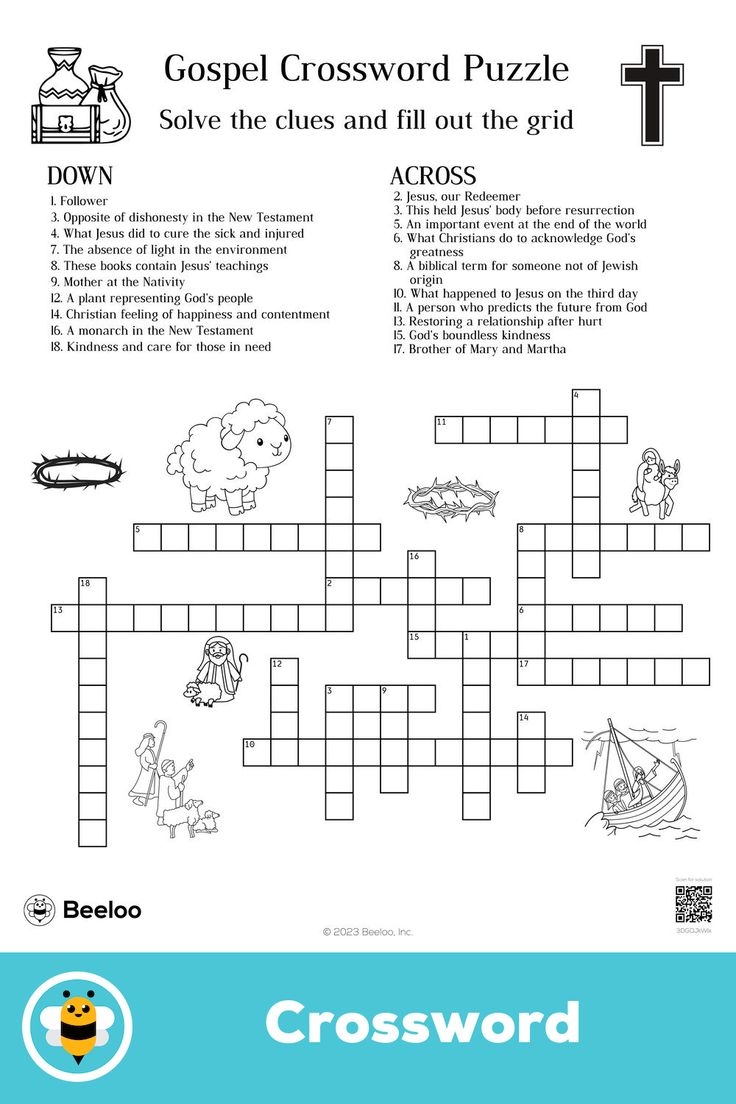Gospel Crossword Puzzle