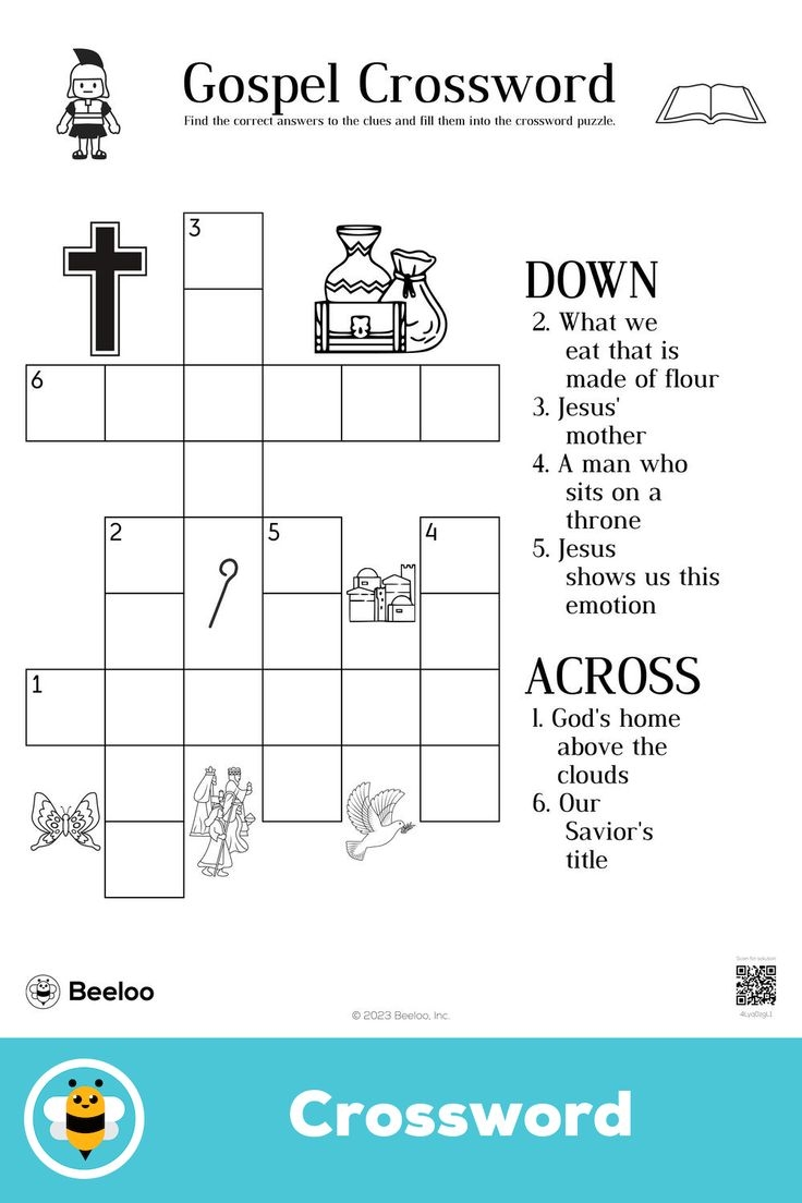 Simple Bible Crossword Puzzles