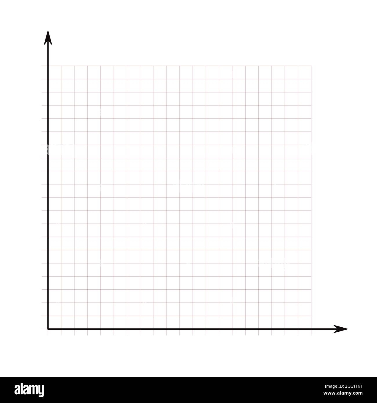 Grid Paper Mathematical Graph Cartesian Coordinate System With X 