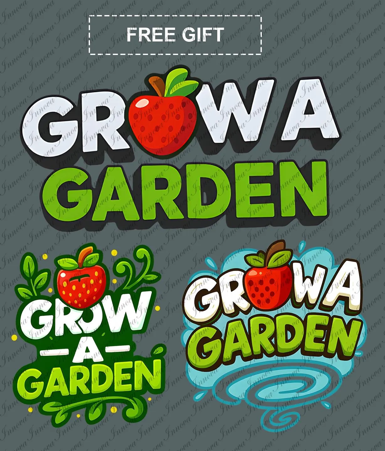 Grow A Garden Roblox Clipart Bundle 110 PNG Images 300 DPI 