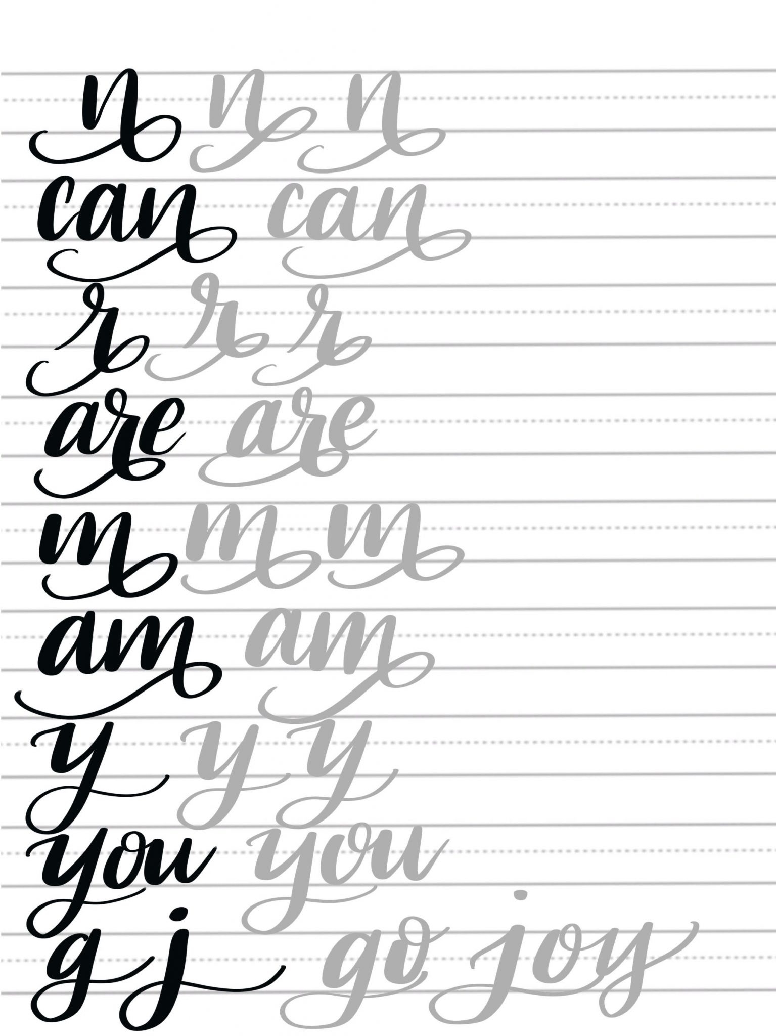 Lettering Worksheets Free Printable