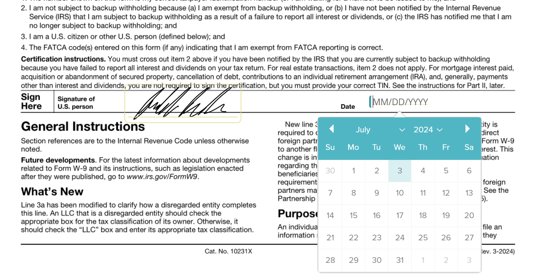 How To Sign W9 Form Electronically