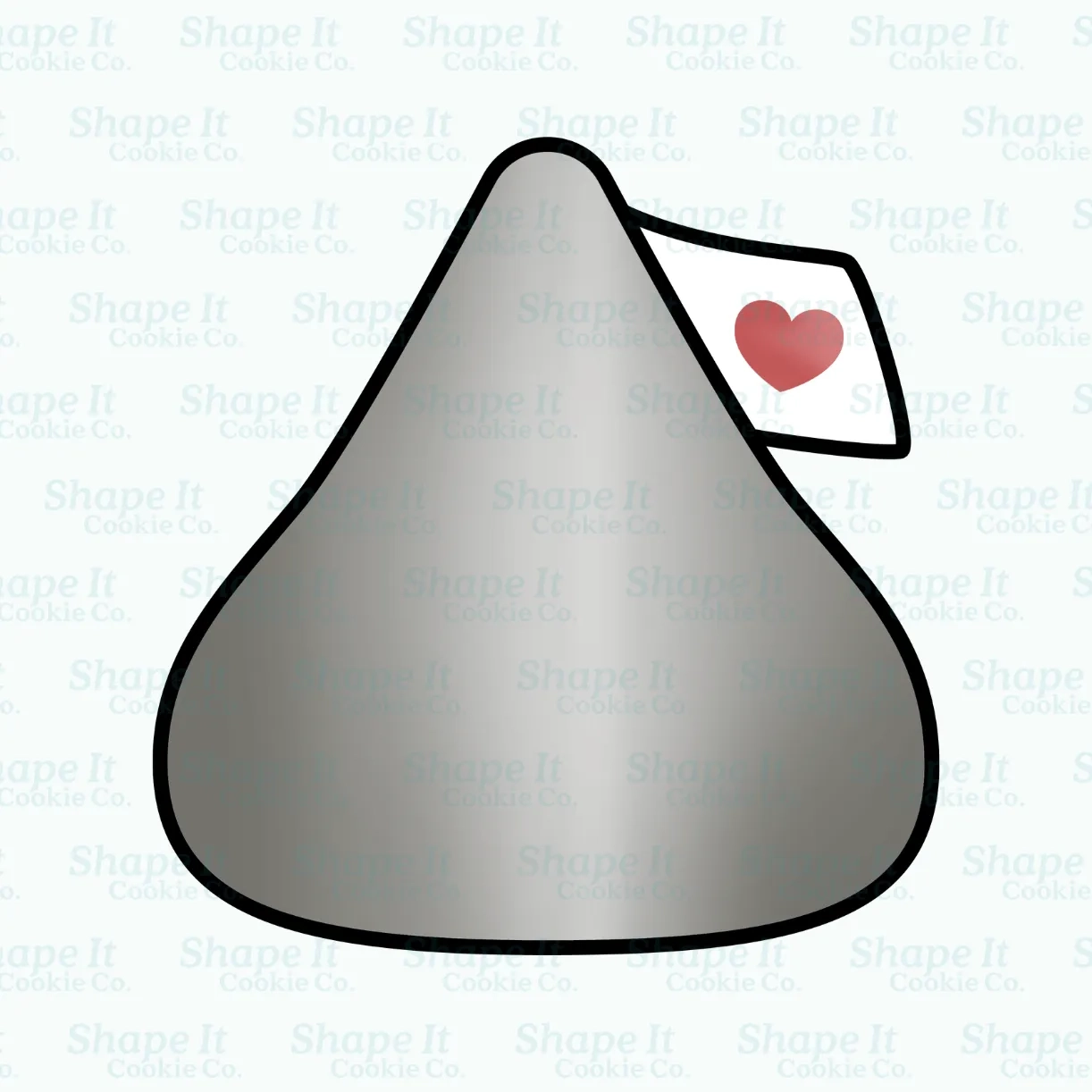 Hershey s Kiss Chocolate Cookie Cutter Shape It Cookie Co 