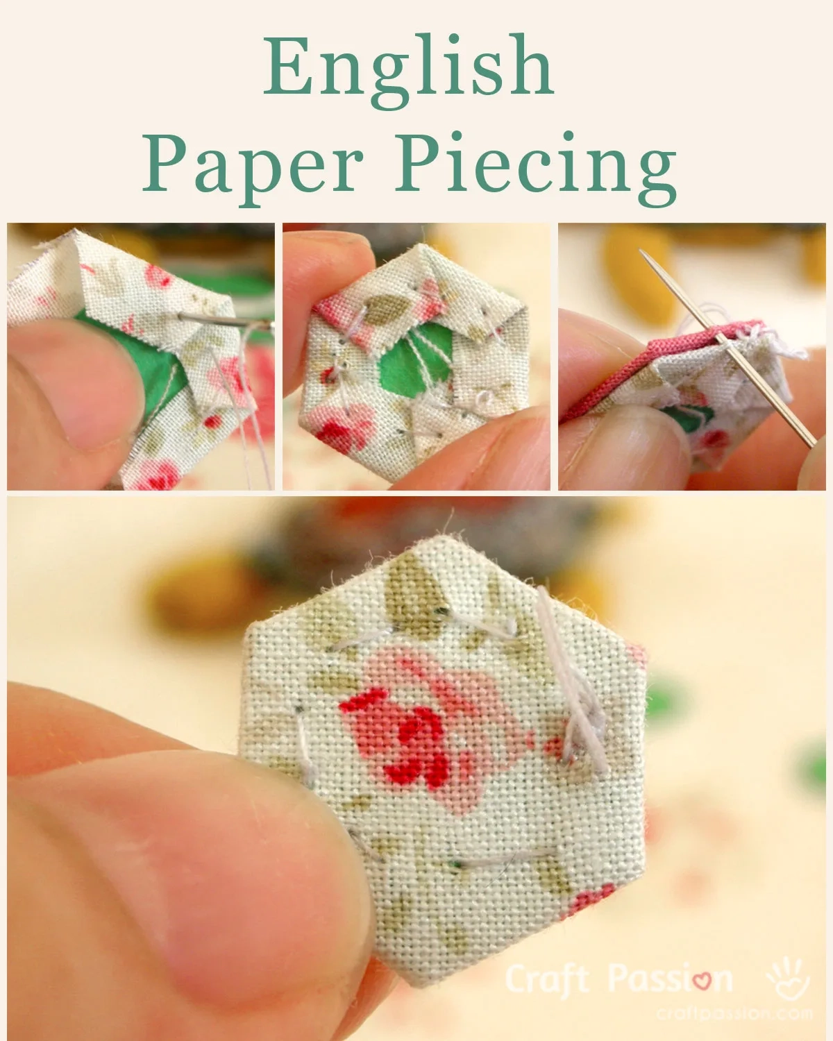 Hexagon Quilting How To English Paper Piecing Craft Passion