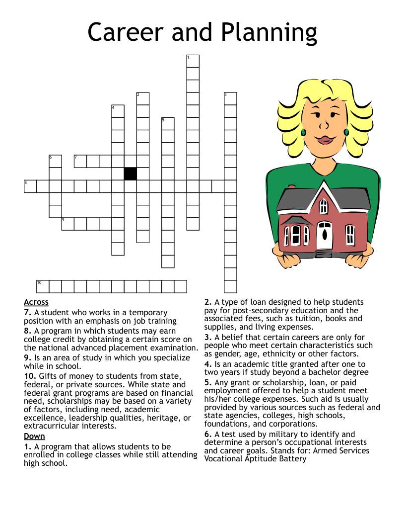 High School Crossword WordMint