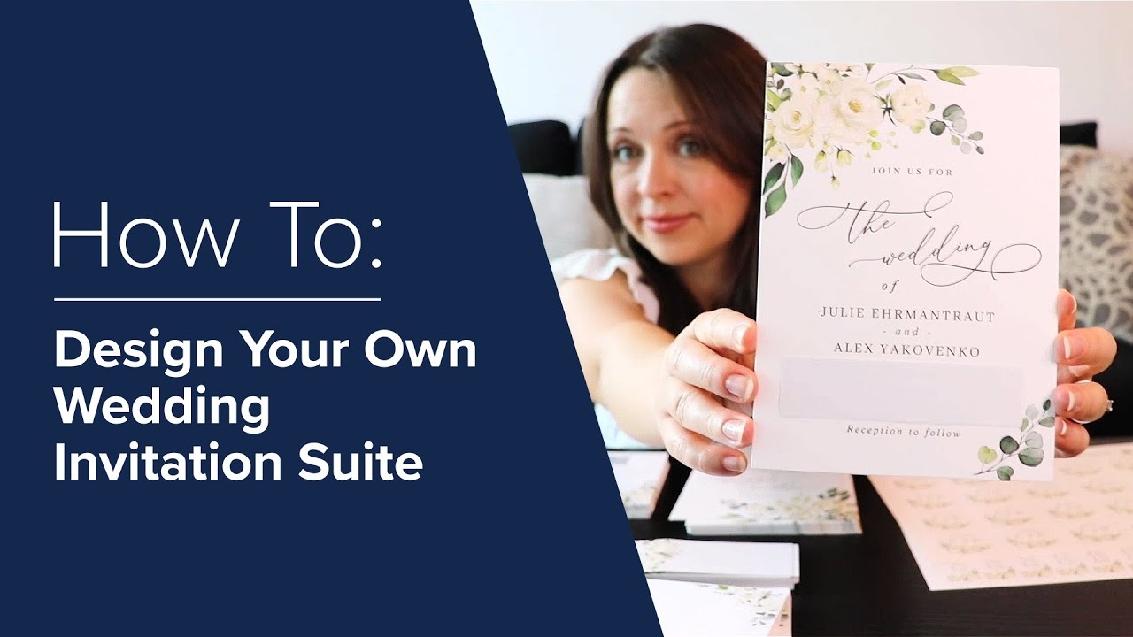 How To Design Your Own Wedding Invitation Suite Step By Step Guide Zazzle