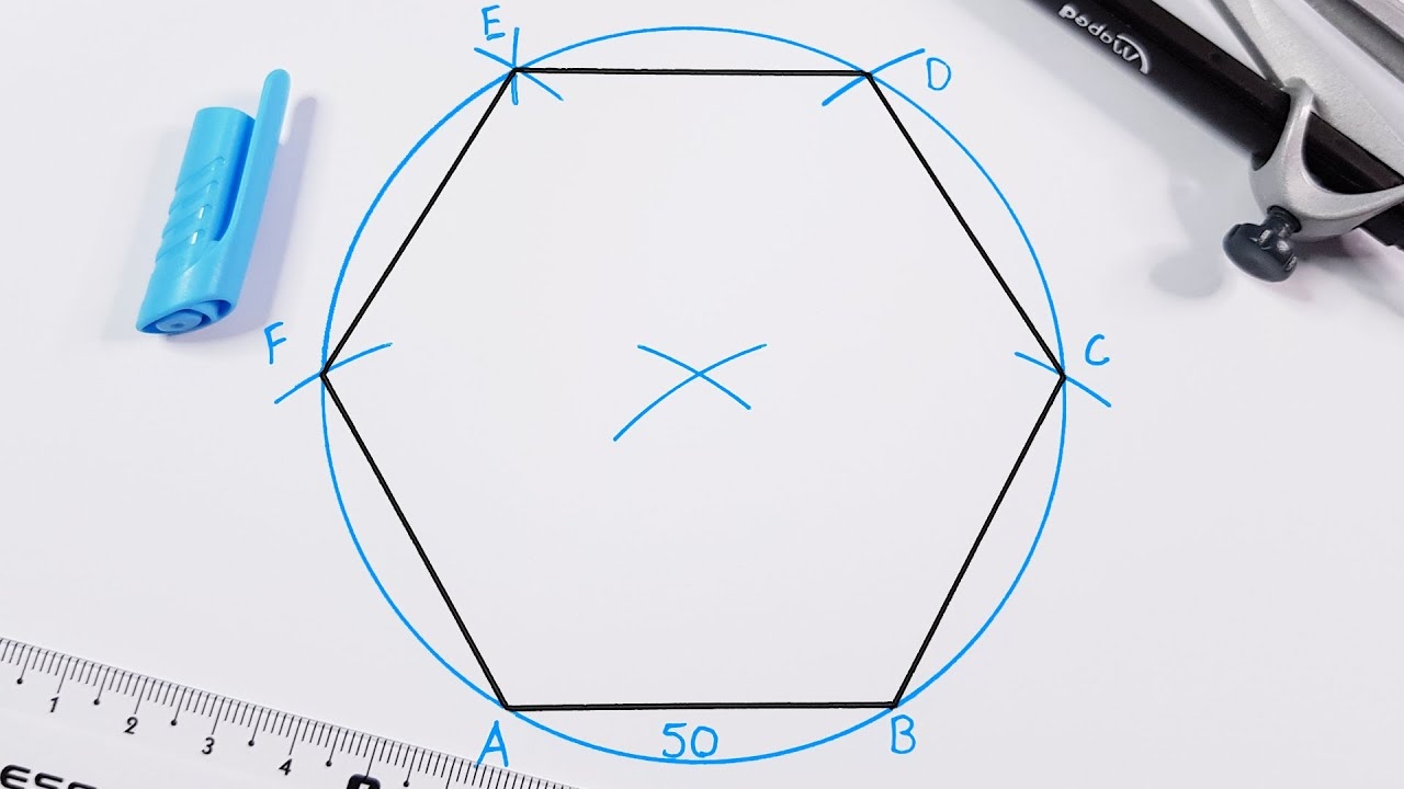 How To Draw A Hexagon 