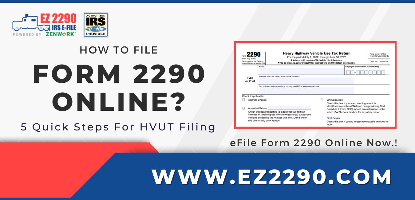 Irs Form 2290 E File Free