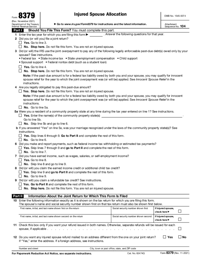 Printable Form 8379