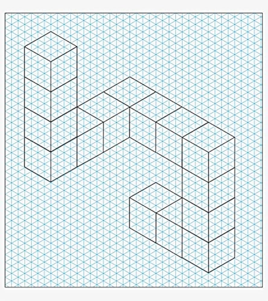 Inr Isometric Dots A4 Paper 5 Mm Distance Between Dots Best For Geometrical Shapes Pack Of 100 Sheets Size 8 3 X 11 7 Inch 100 GSM Natural 