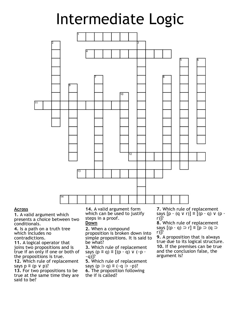 Crossword Puzzles For Adults Medium Level
