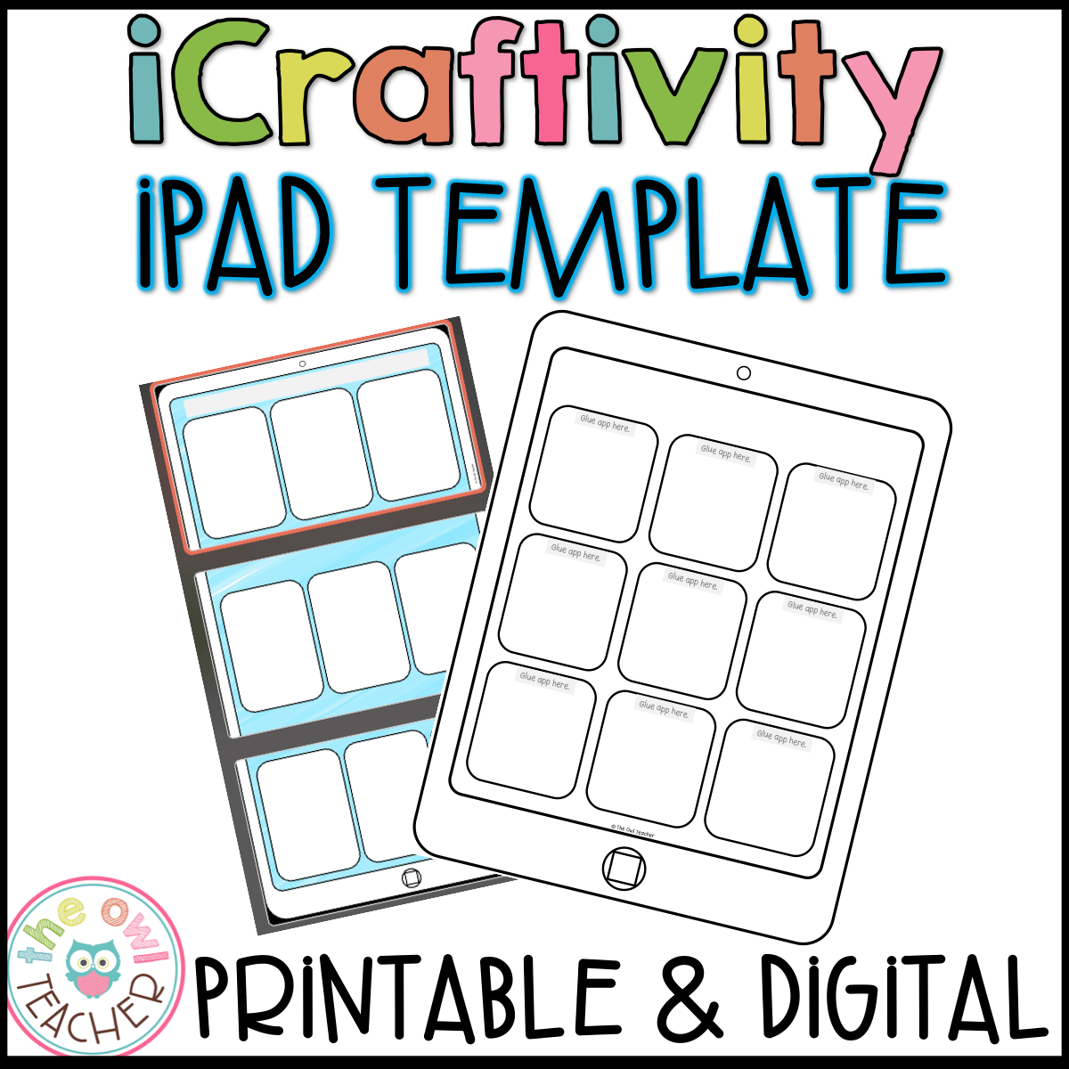 IPad Craftivity Template Printable amp Digital For Any Concept The 