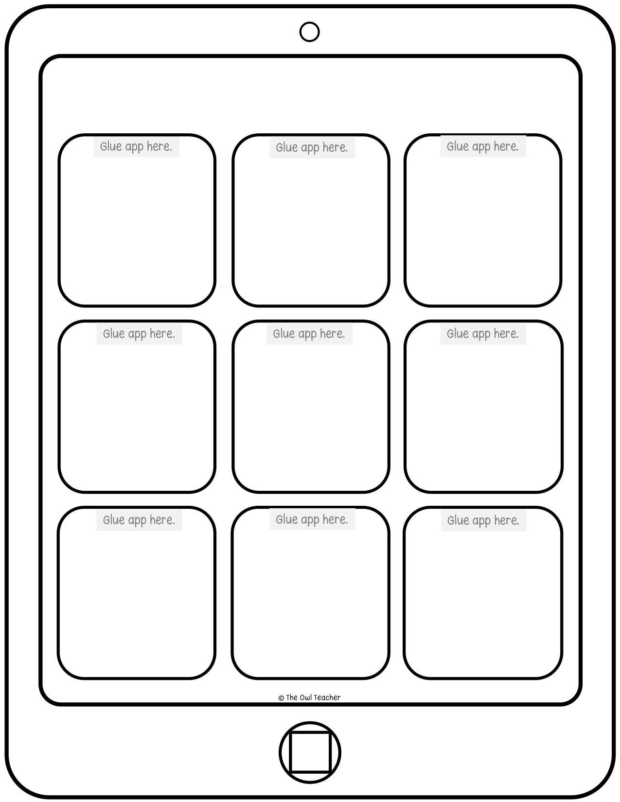 IPad Craftivity Template Printable amp Digital For Any Concept The 