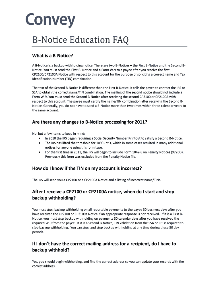 Irs B Notice Template Fill Out amp Sign Online DocHub