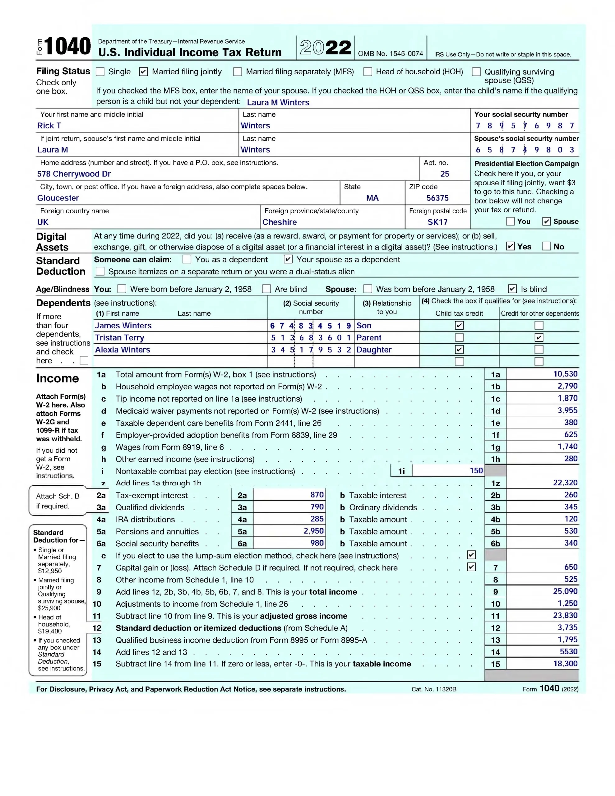 Irs Forms Listed By Numbers