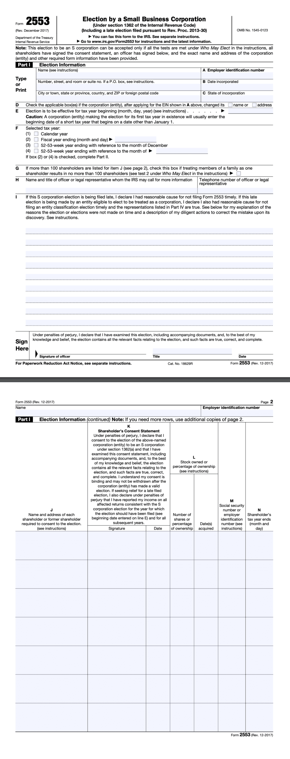 IRS Form 2553 All You Need To Know Financial Cents