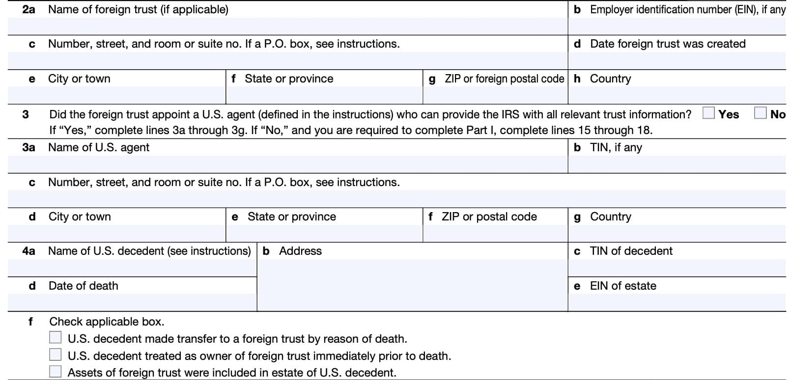 IRS Form 3520 Instructions