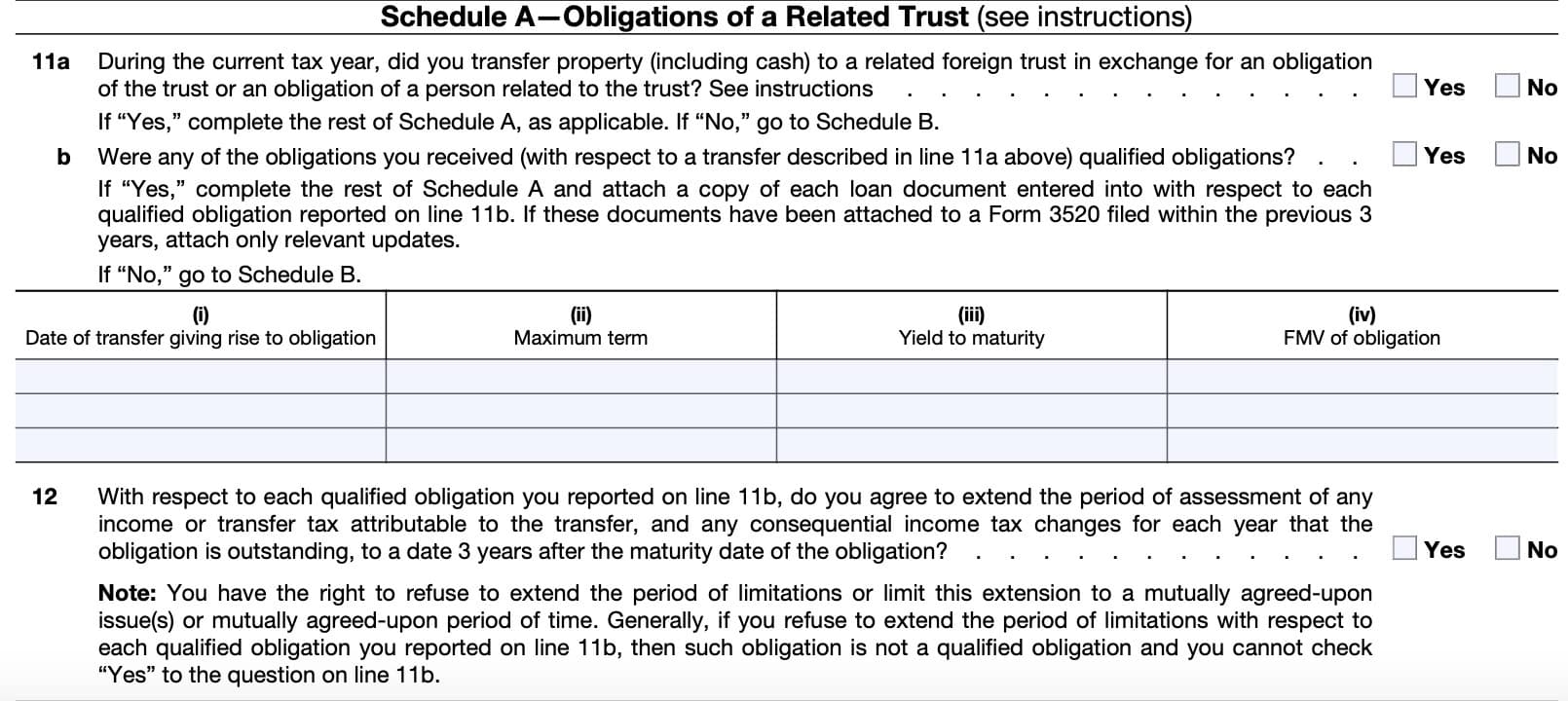 Irs Form 3520 Due Date