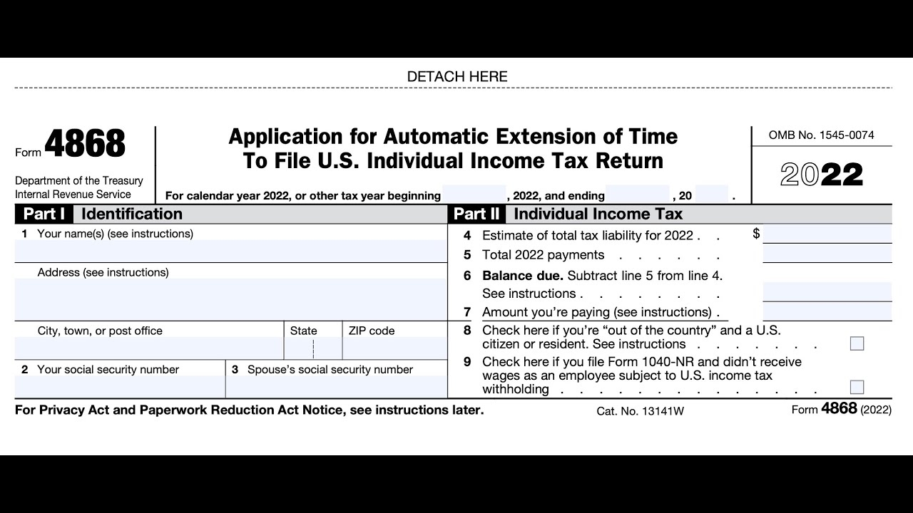 Irs Form To File Extension