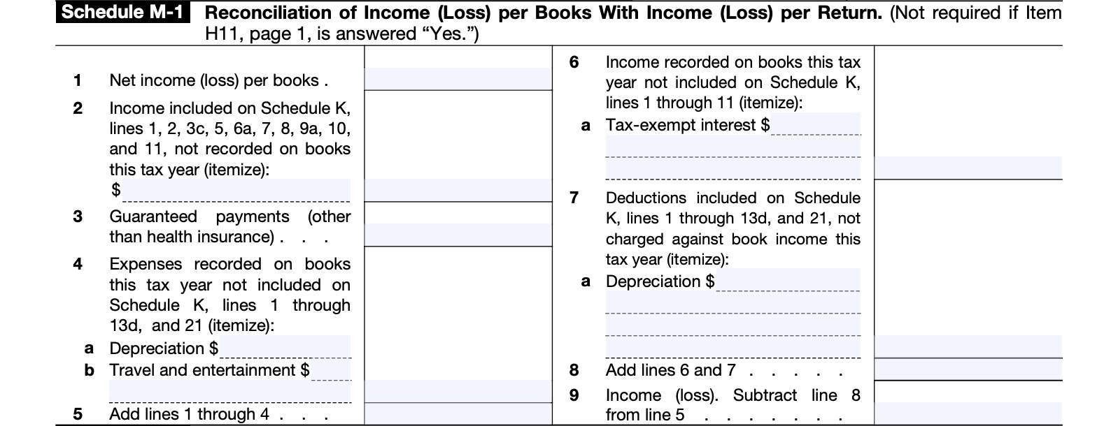 Irs Form M-1
