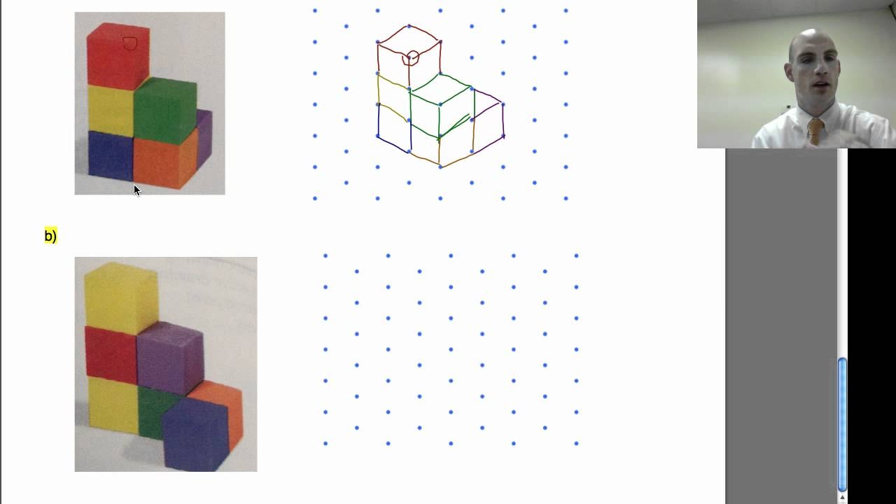 Isometric Dot Drawings