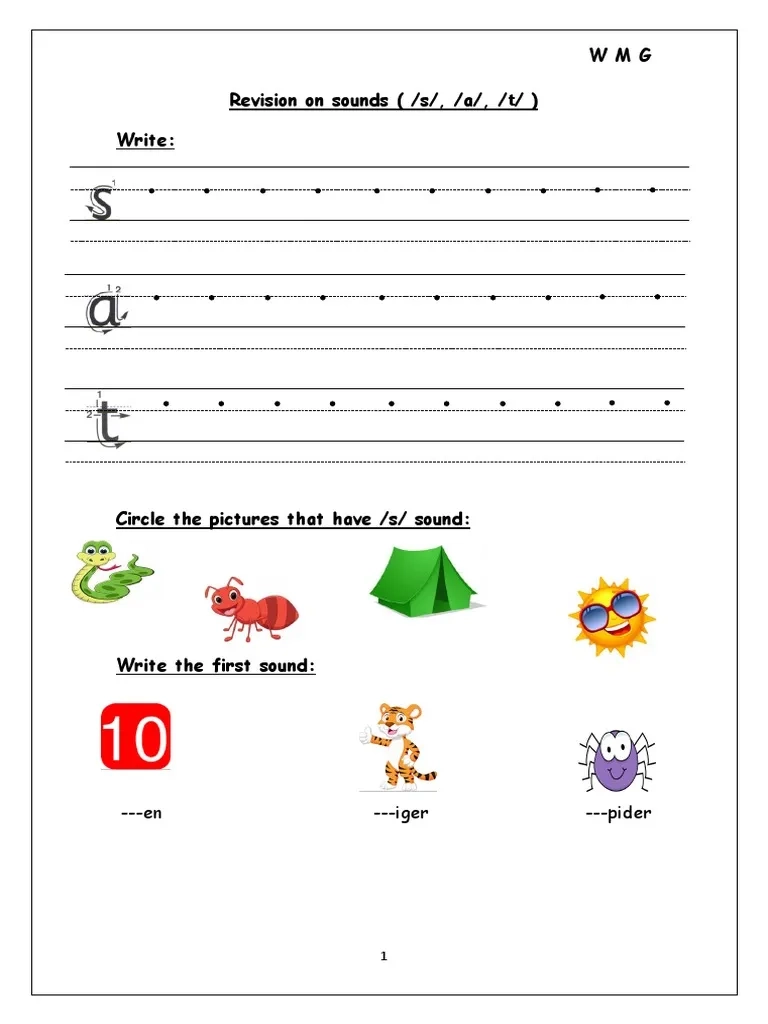 Jolly Phonics Level 1 And 2 Practice PDF Linguistics