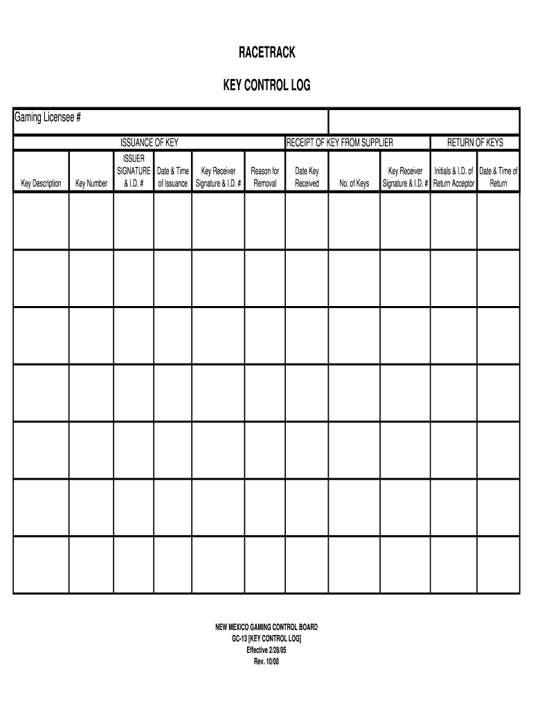 Key Log Template Excel Fill Out amp Sign Online DocHub