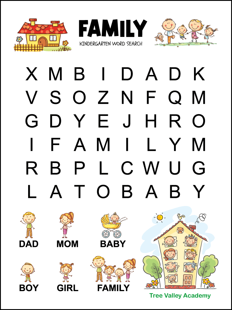 Preschool Crossword Puzzles Printable