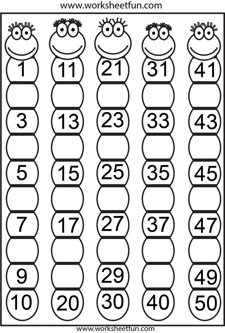 Free Printable Worksheet For Kindergarten