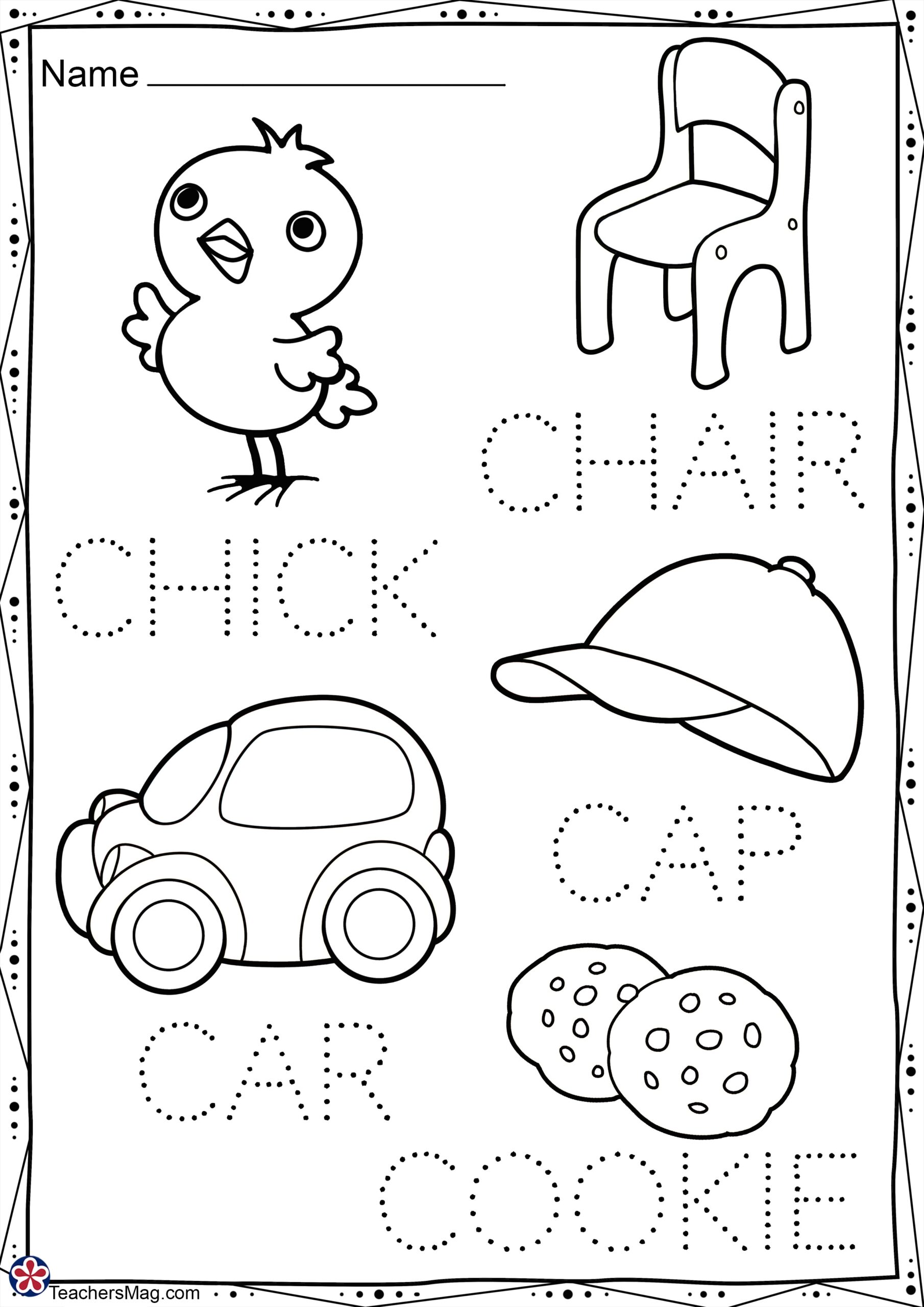 Letter Printable Worksheets Preschool