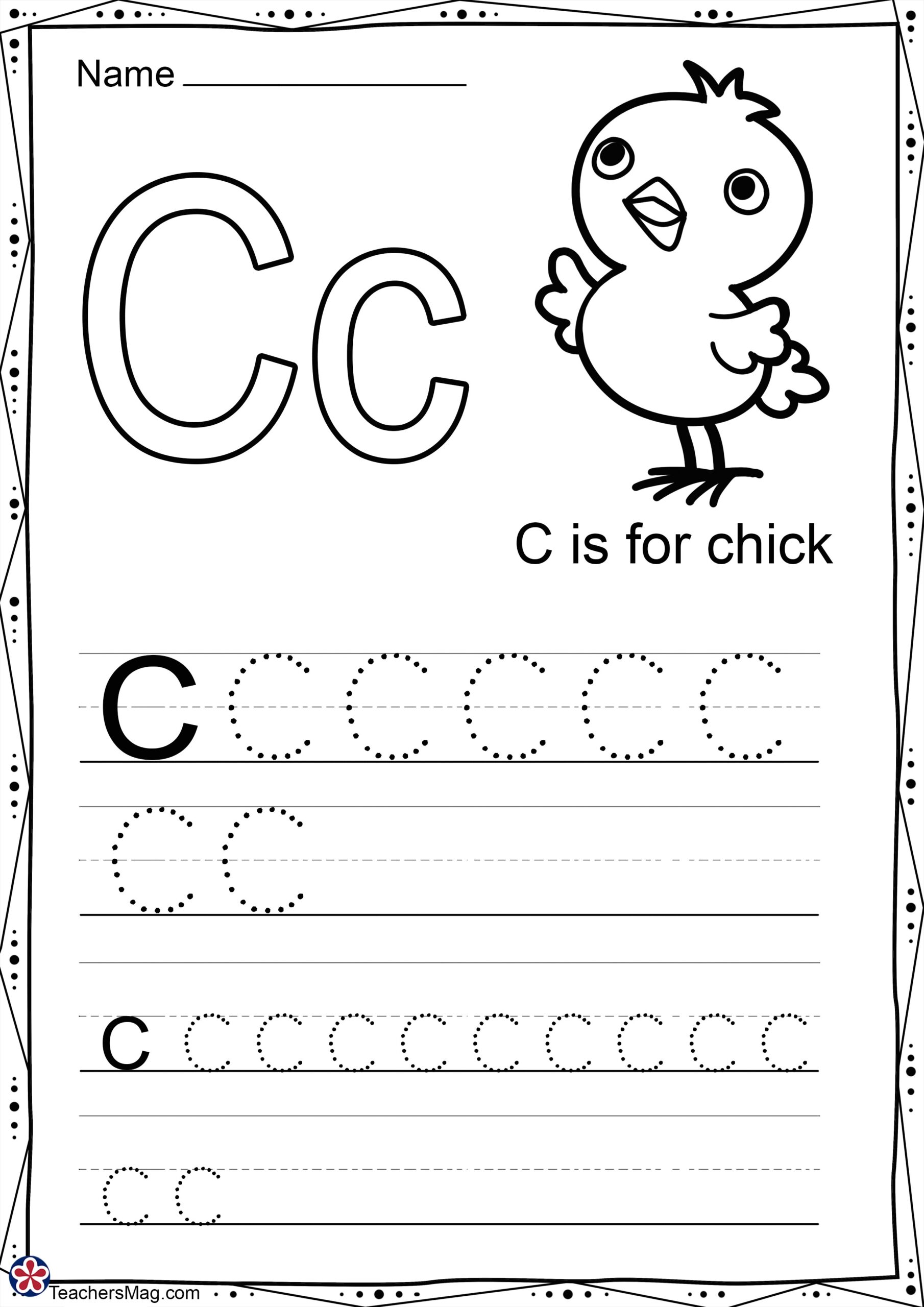 Letter Printable Worksheets